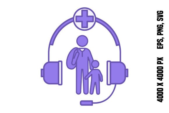 Colored Medical Assistance Icon